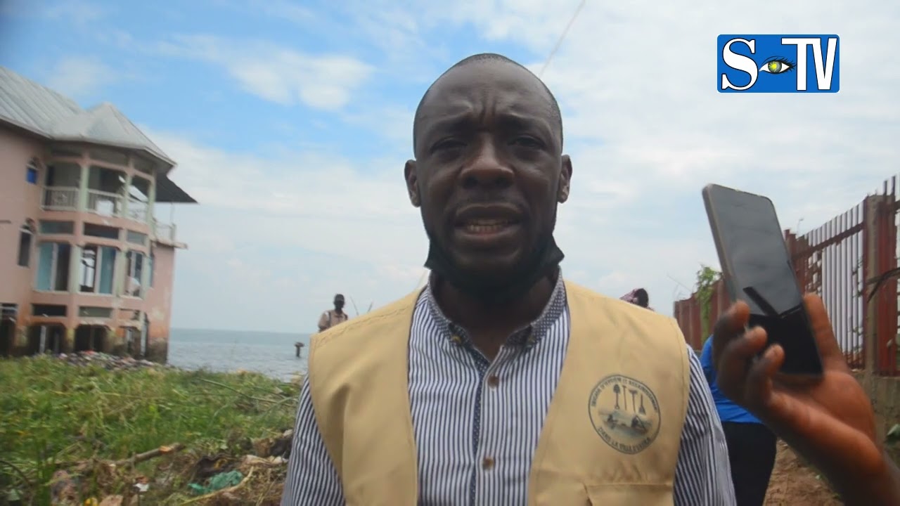 DEMOSTRATION DES TRAVAUX D'ASSAINISSEMENT DE LA VILLE D'UVIRA
