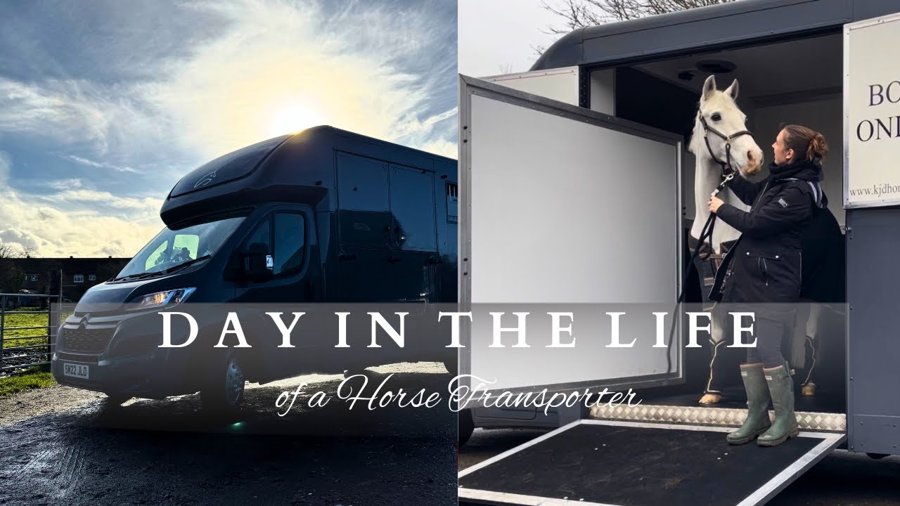 Realistic Day in my Life as a Horse Transporter in January | Working Horsey Mum 