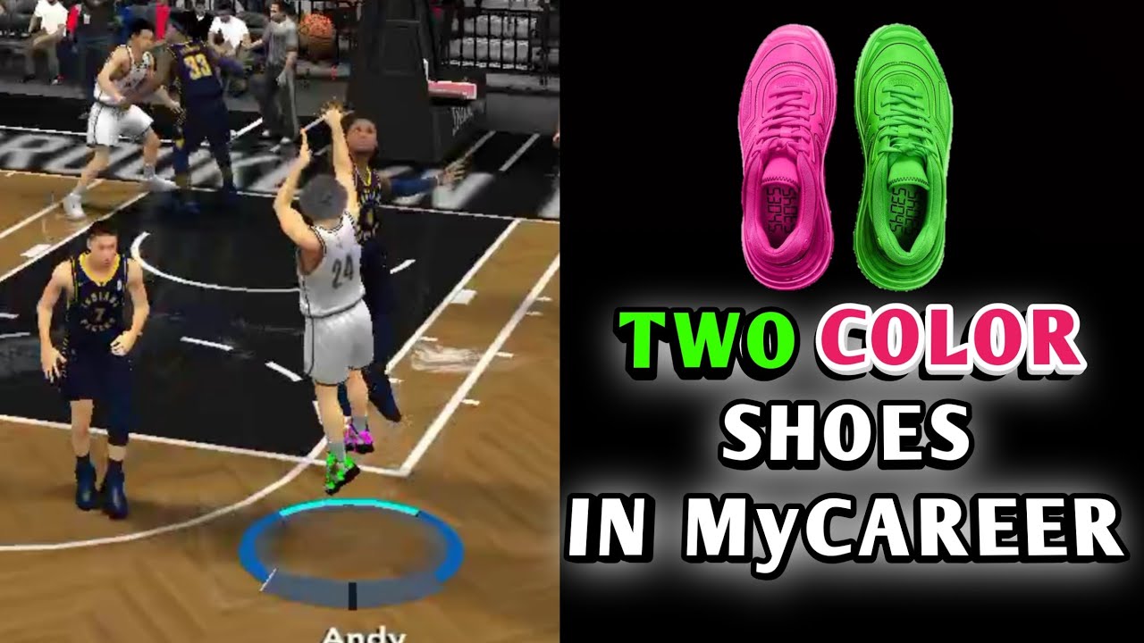 MC Two color shoes in MyCareer - NBA 2K20 Mobile