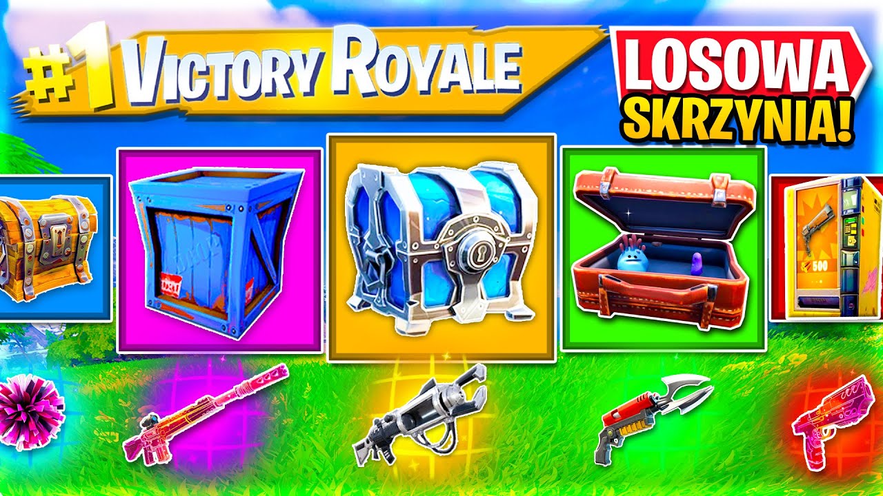 LOSOWA SKRZYNIA CHALLENGE w Fortnite