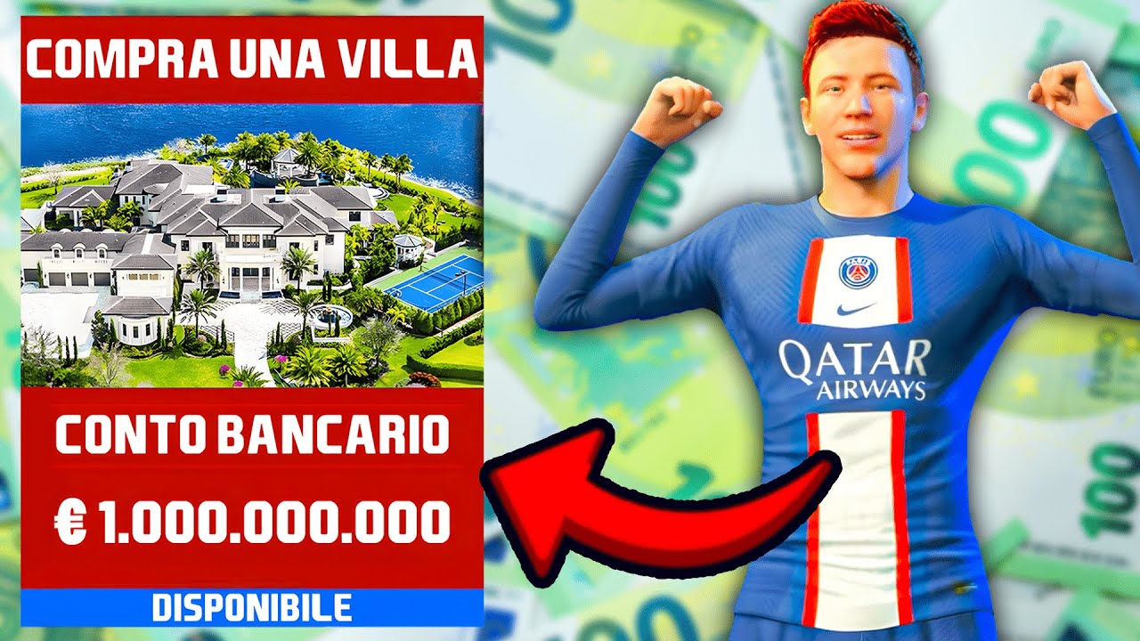 HO SPESO TUTTI I SOLDI NELLA CARRIERA GIOCATORE SU FIFA 23!!