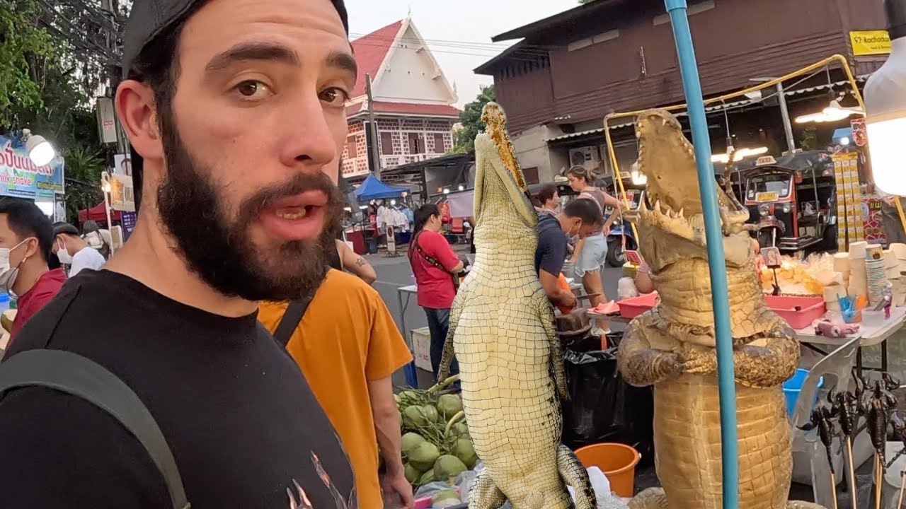 TİMSAH ETİ ve AKREPLER Tezgahta Satılıyor! - ÖLÜMCÜL PİS Bir Hava 🇹🇭