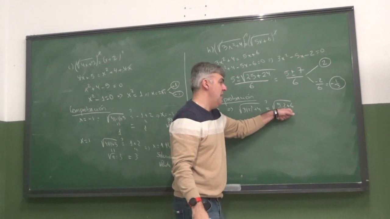Ecuaciones radicales