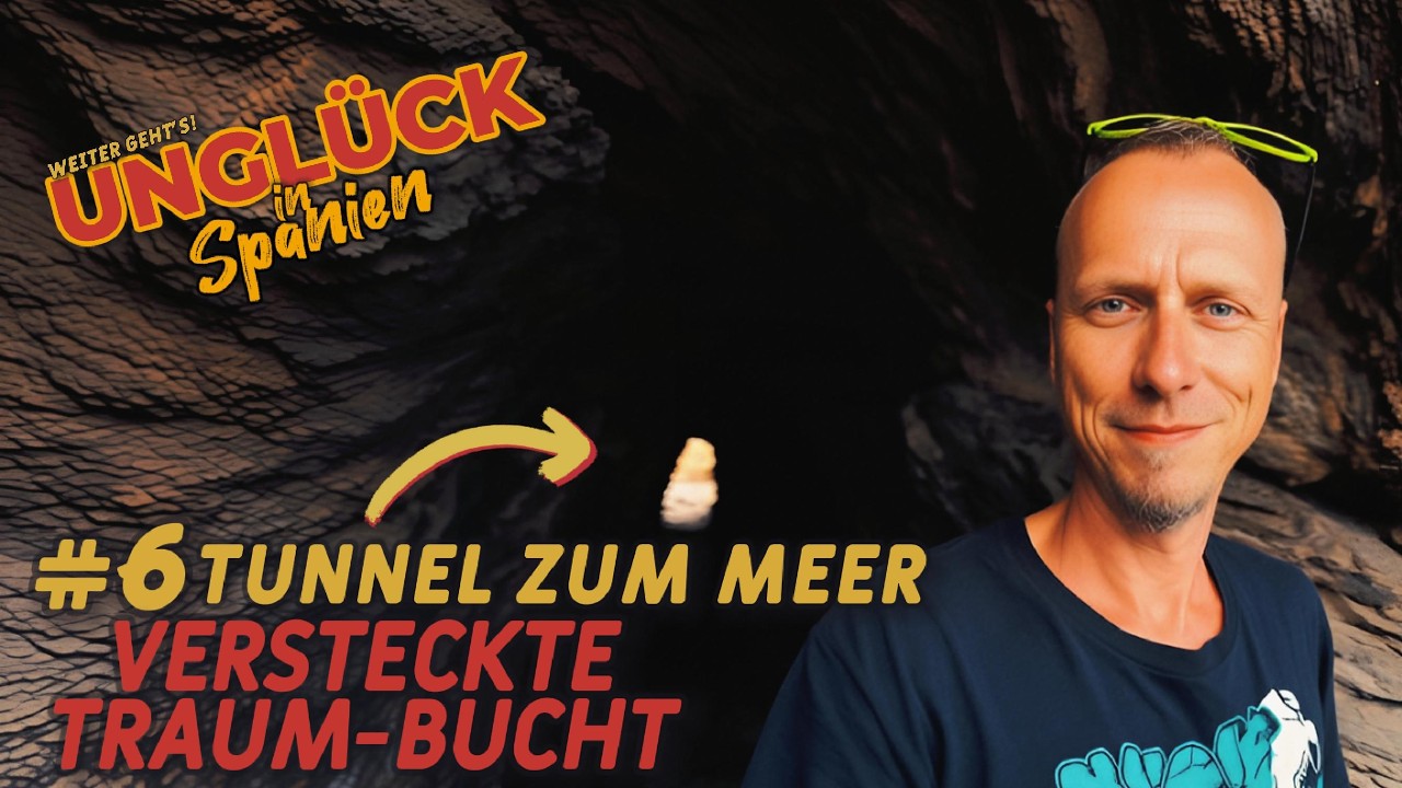 #6 TUNNEL ZUM MEER⛏️VERSTECKTE TRAUM-BUCHT🌊  [⚠️UNGLÜCK IN SPANIEN⚠️]  #vlog  #vanlife  #spain