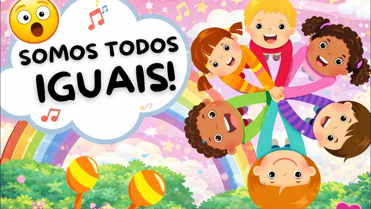 Cada Cor, Uma Beleza! Aprendendo a Respeitar o Próximo🎶|Música infantil| Educação Infantil