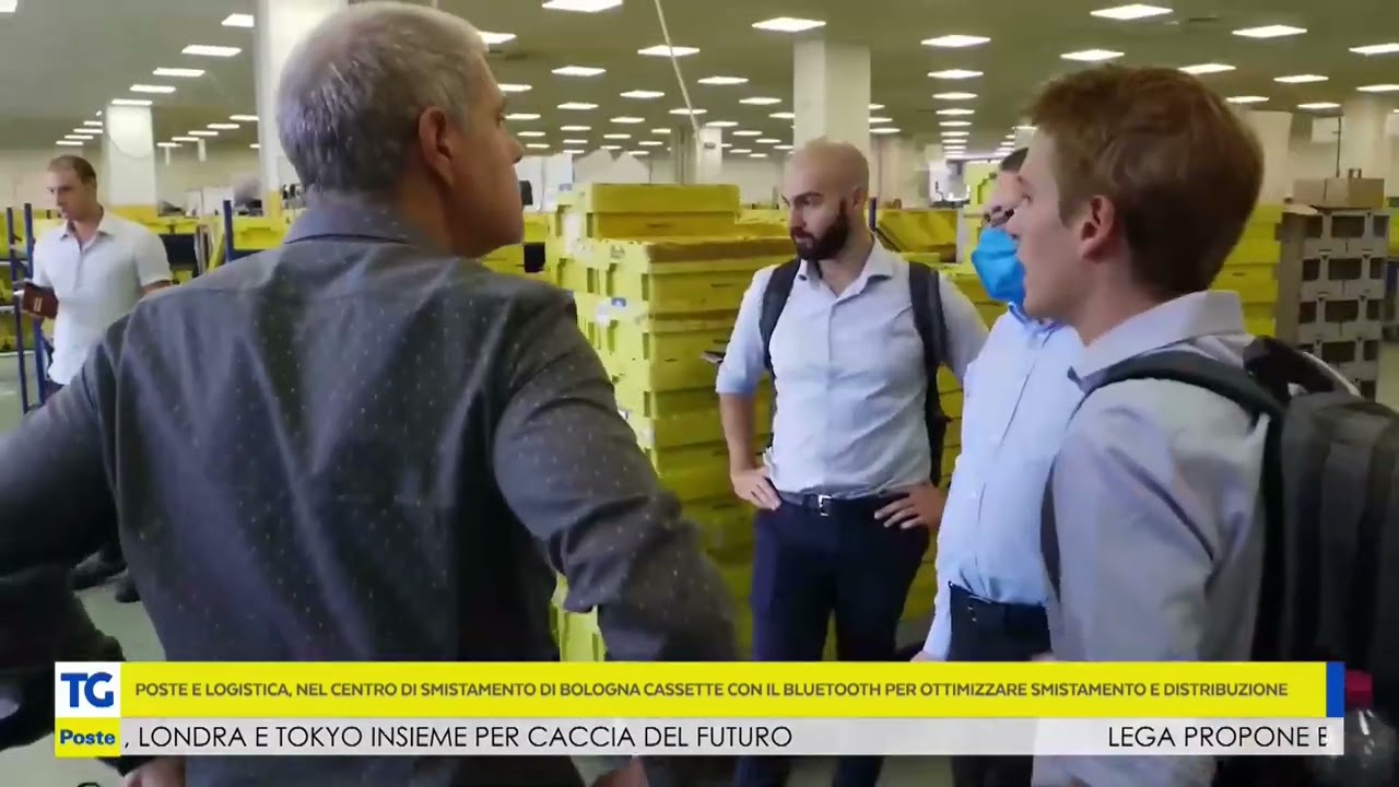 Poste e logistica: nel centro di smistamento di Bologna le cassette bluetooth