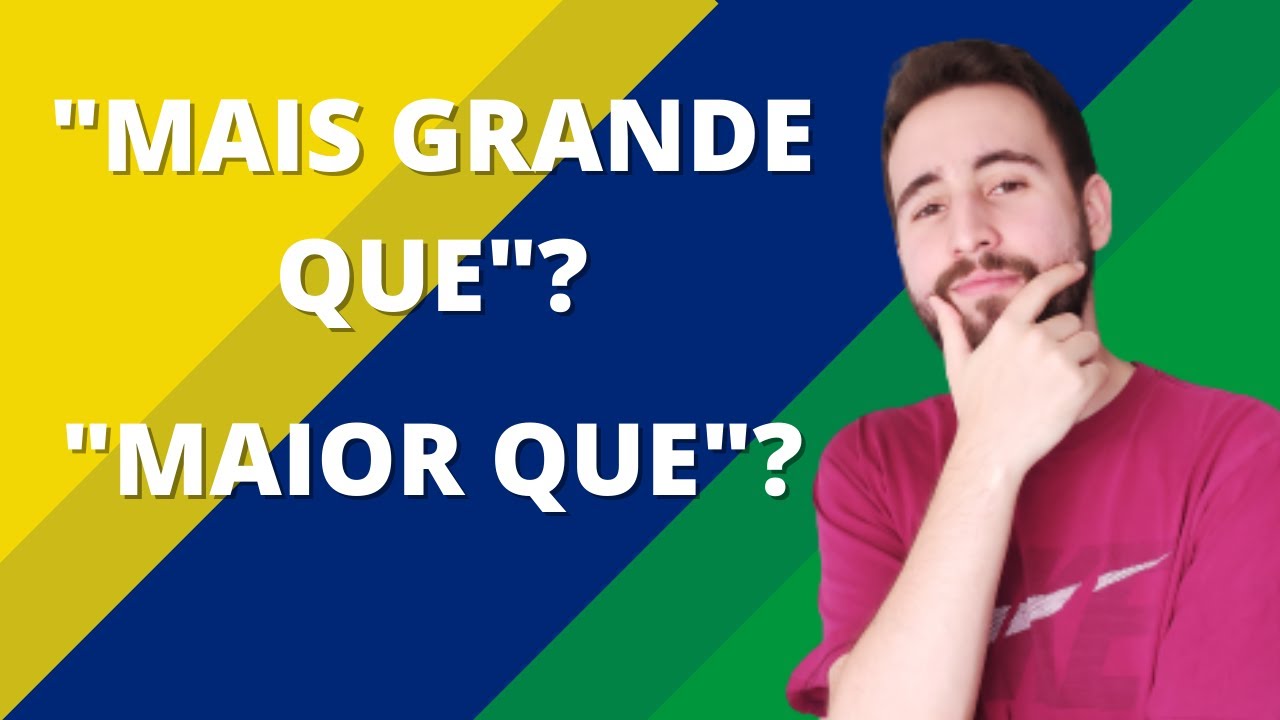 O uso dos comparativos em portugu&ecirc;s | Vou Aprender Portugu&ecirc;s