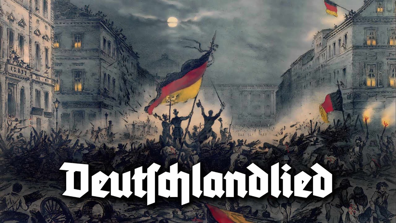 Deutschland &uuml;ber alles - Alle 3 Strophen [Historisches Filmmaterial + Untertitel] (Deutschlandlied)