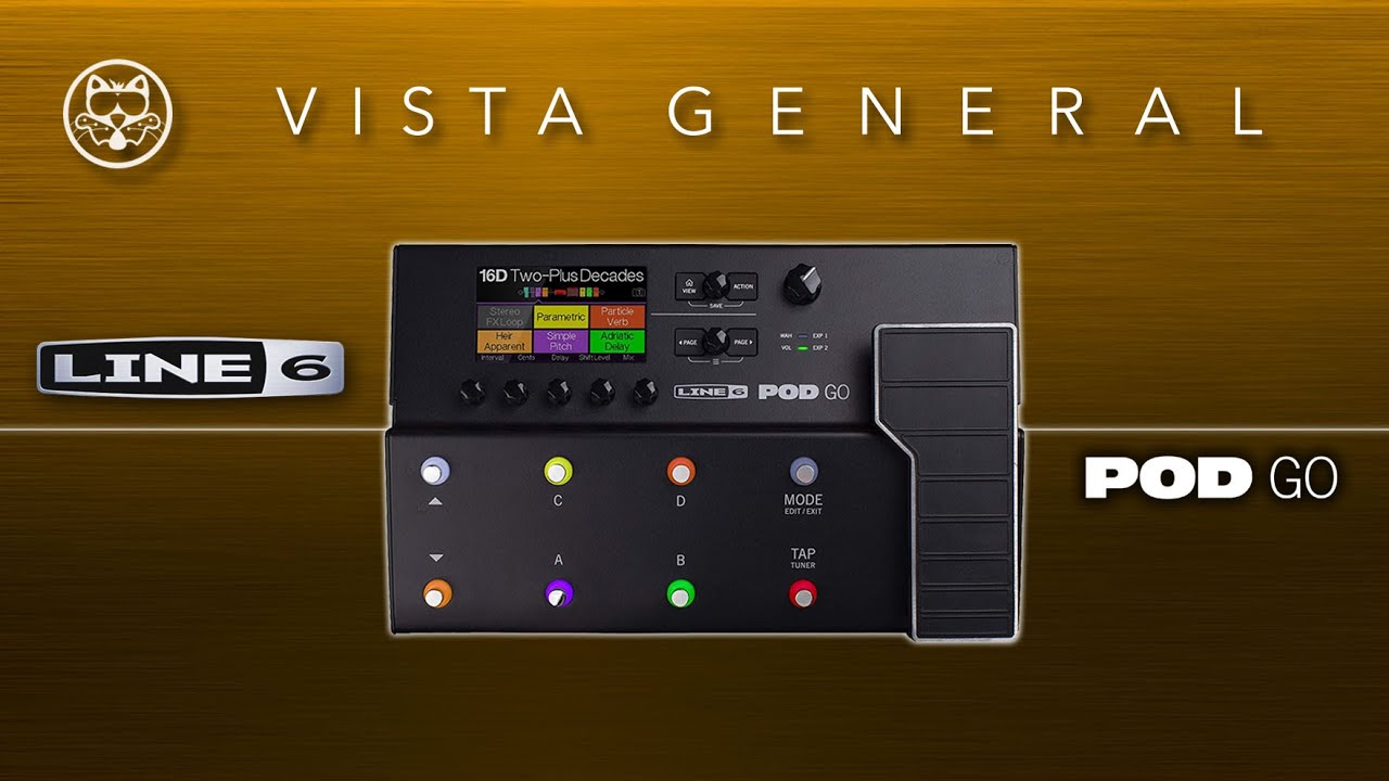 LINE 6 POD GO! Vista General y Análisis Sencillo... EN ESPAÑOL!