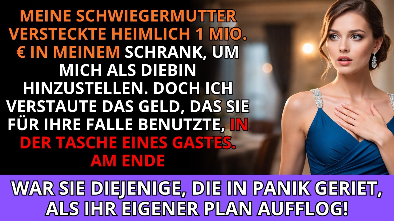 Meine Schwiegermutter versteckte 1 Mio. € 💰 in meinem Schrank, um mich als Diebin hinzustellen...