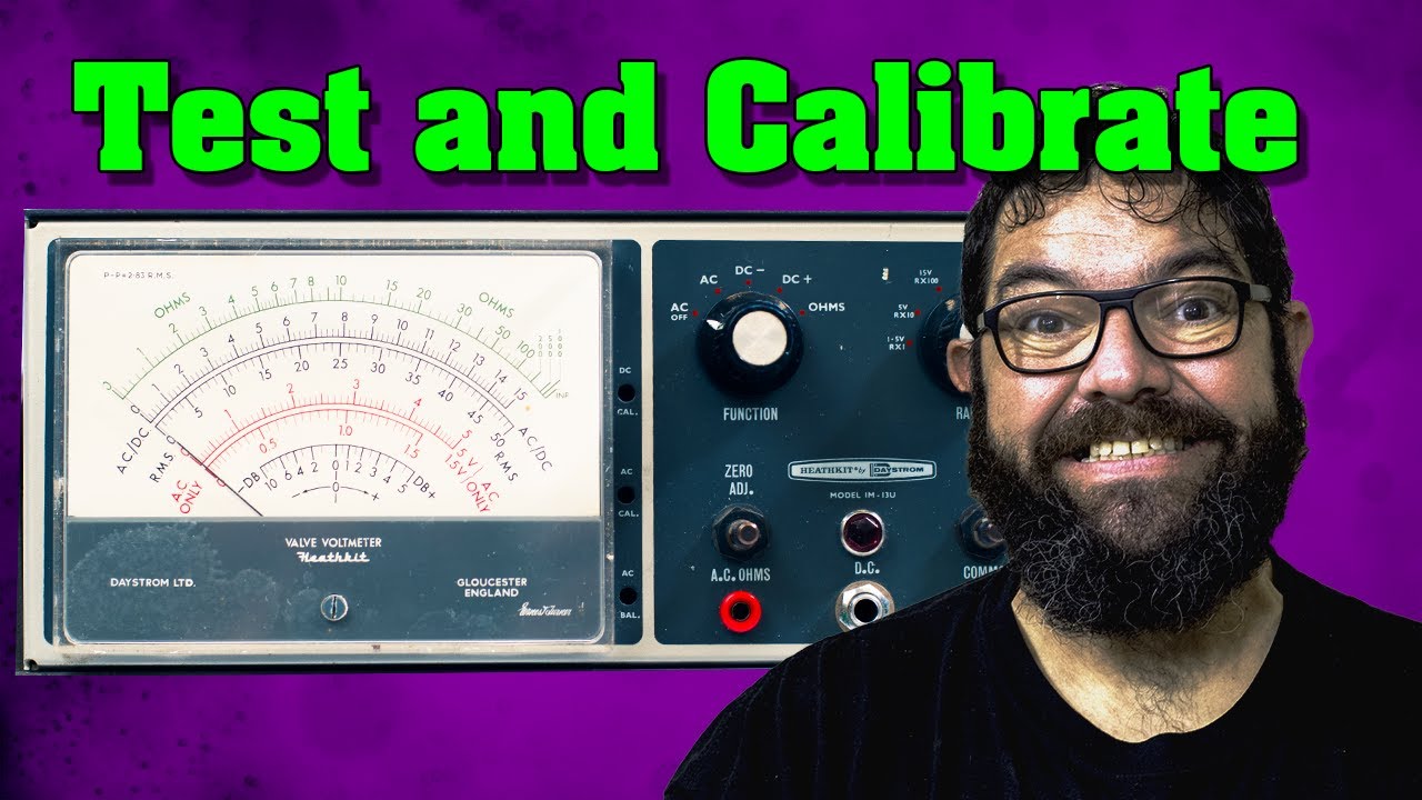Heathkit IM-13 VTVM : Test and Calibrate