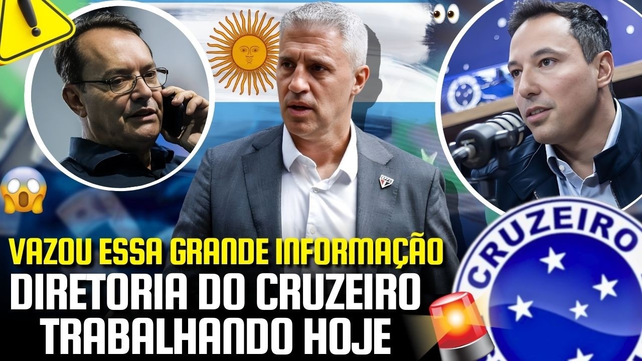 🚨 URGENTE: JORNALISTA CONFIRMA — CRESPO PODE SER O NOVO TÉCNICO DO CRUZEIRO! | DIRETORIA TRABALHANDO