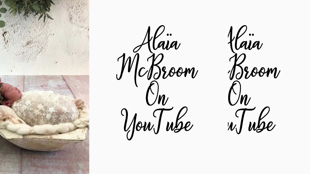 Alaïa McBroom || The Ace Family’s Newborn Photoshoots ❤️😍