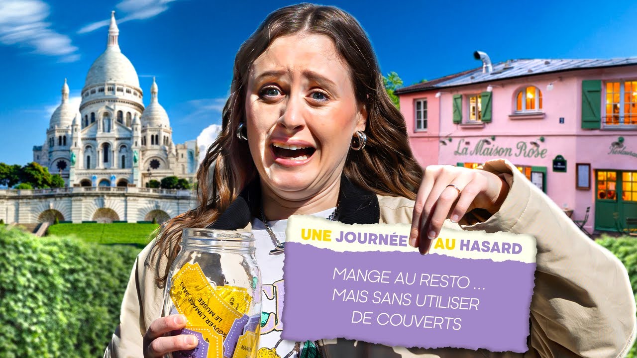 UNE JOURNÉE AU HASARD à Montmartre (Ep1) 🇫🇷 : restos, visites et défis... j'ai tout tiré au sort 😅🎲