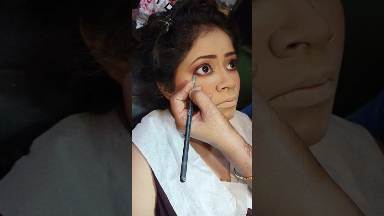 Party makeup step by step # glossy sa party makeup with hairstyle # @sapnamakover