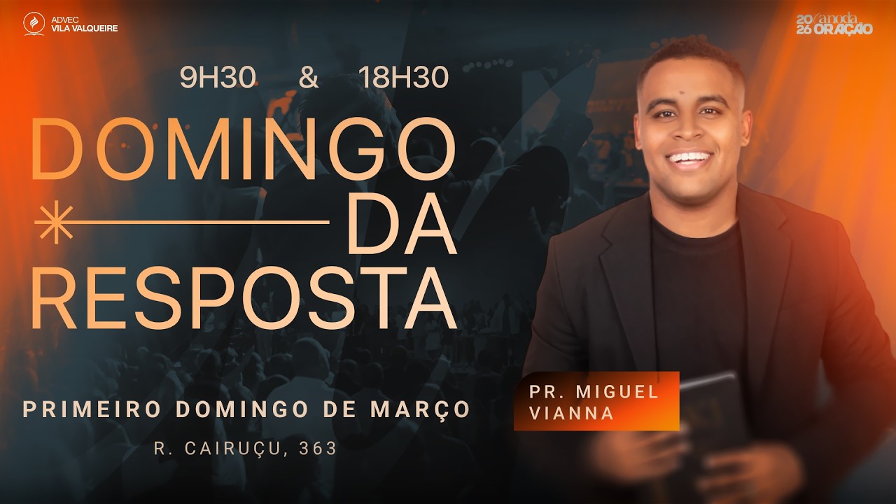 Domingo Da Resposta | Pr. Miguel Vianna | 01/03/26