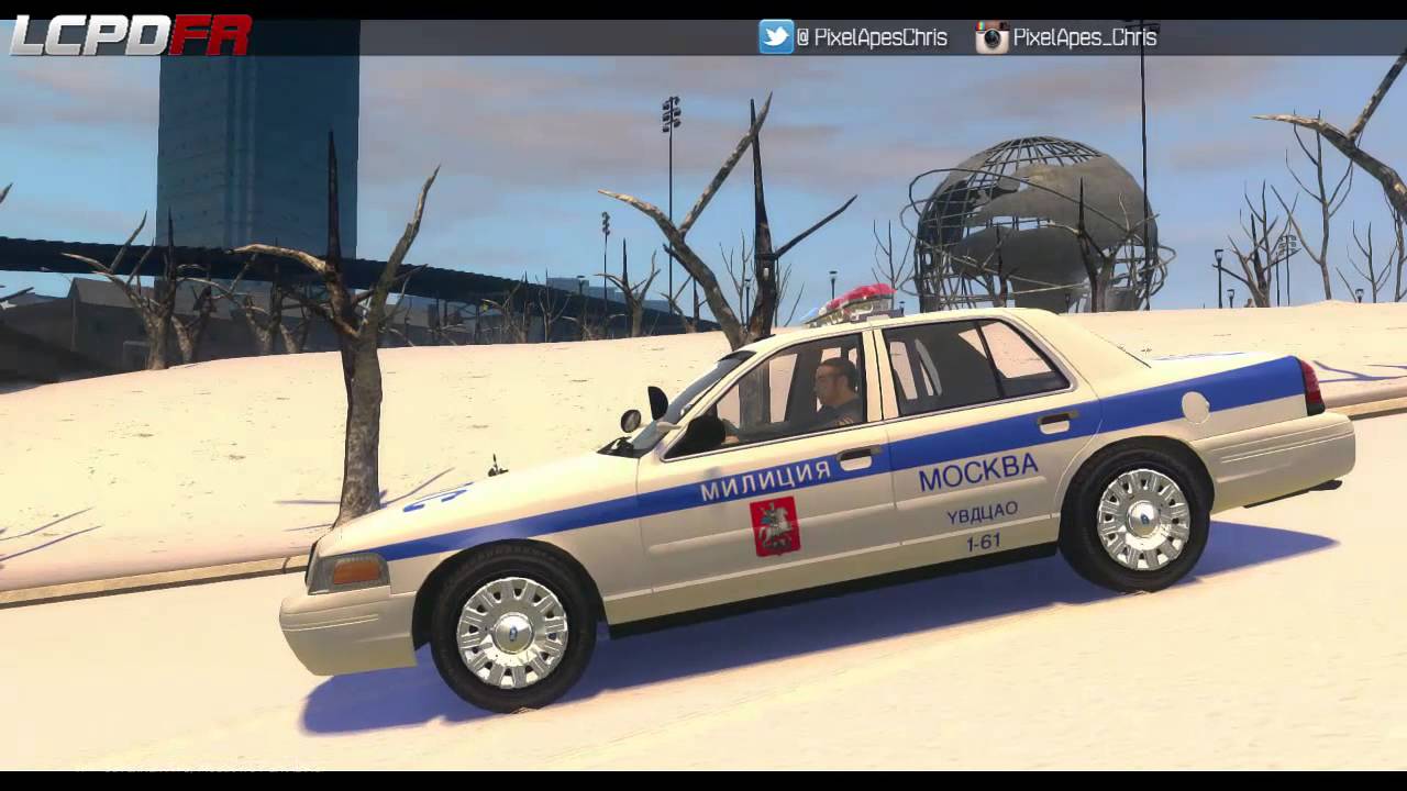 LCPDFR | 2005 FORD CROWN VICTORIA MOSCOW POLICE SKIN / TEXTURE
