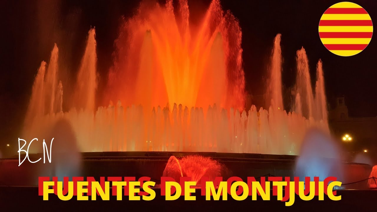 🌟 Fuente Mágica de Montjuïc - espectaculares fuentes que bailan al son del agua - Barcelona