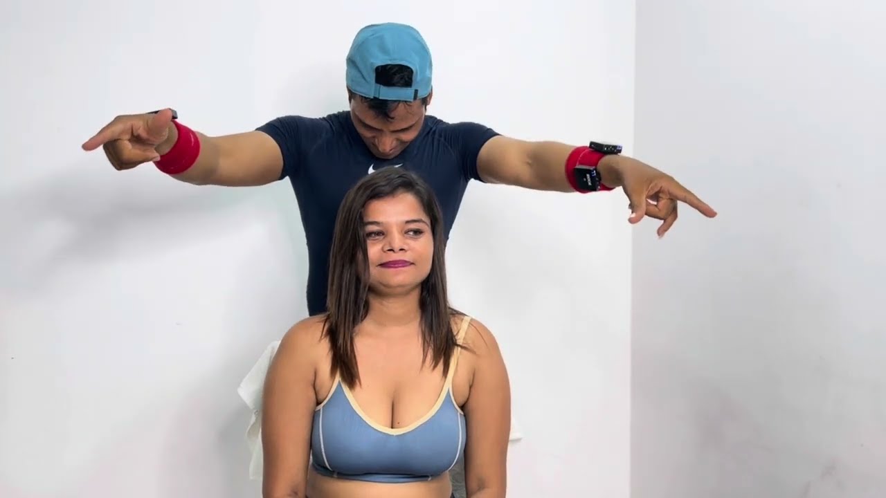 Barber to Barber asmr head Massage 💈male to female asmr