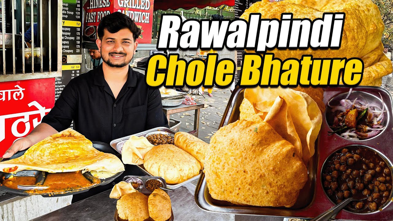 Pakistan से India Tak का Swad Bhara इतिहास | Rawalpindi Chole Bhature King of New Delhi |Street Food