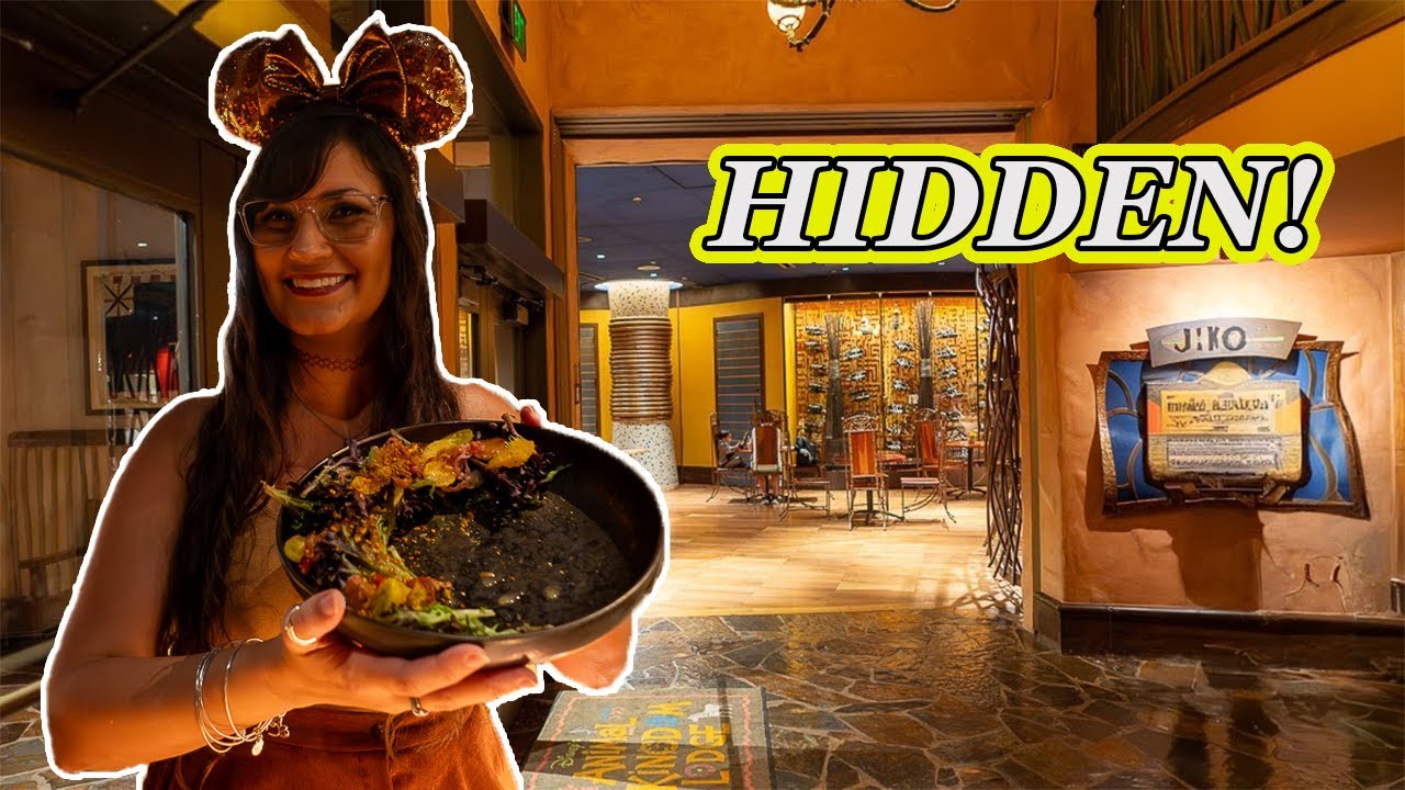 Disney's Animal Kingdom Lodge HIDDEN GEM 🦒 Disney World Cape Town Lounge food review