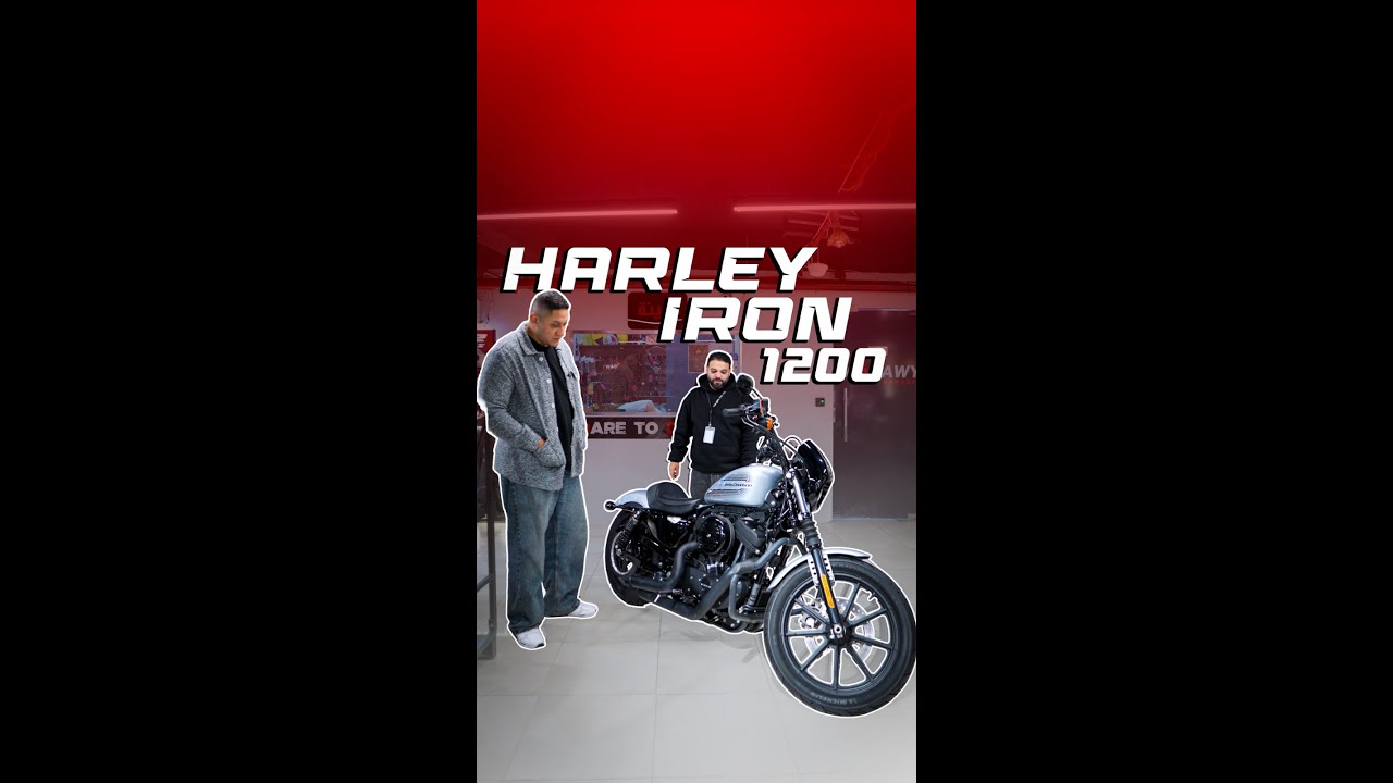 مش كل اللي بيعرف يسوق هينزل السوق 🔥😅 Harley iron 1200 - 2020