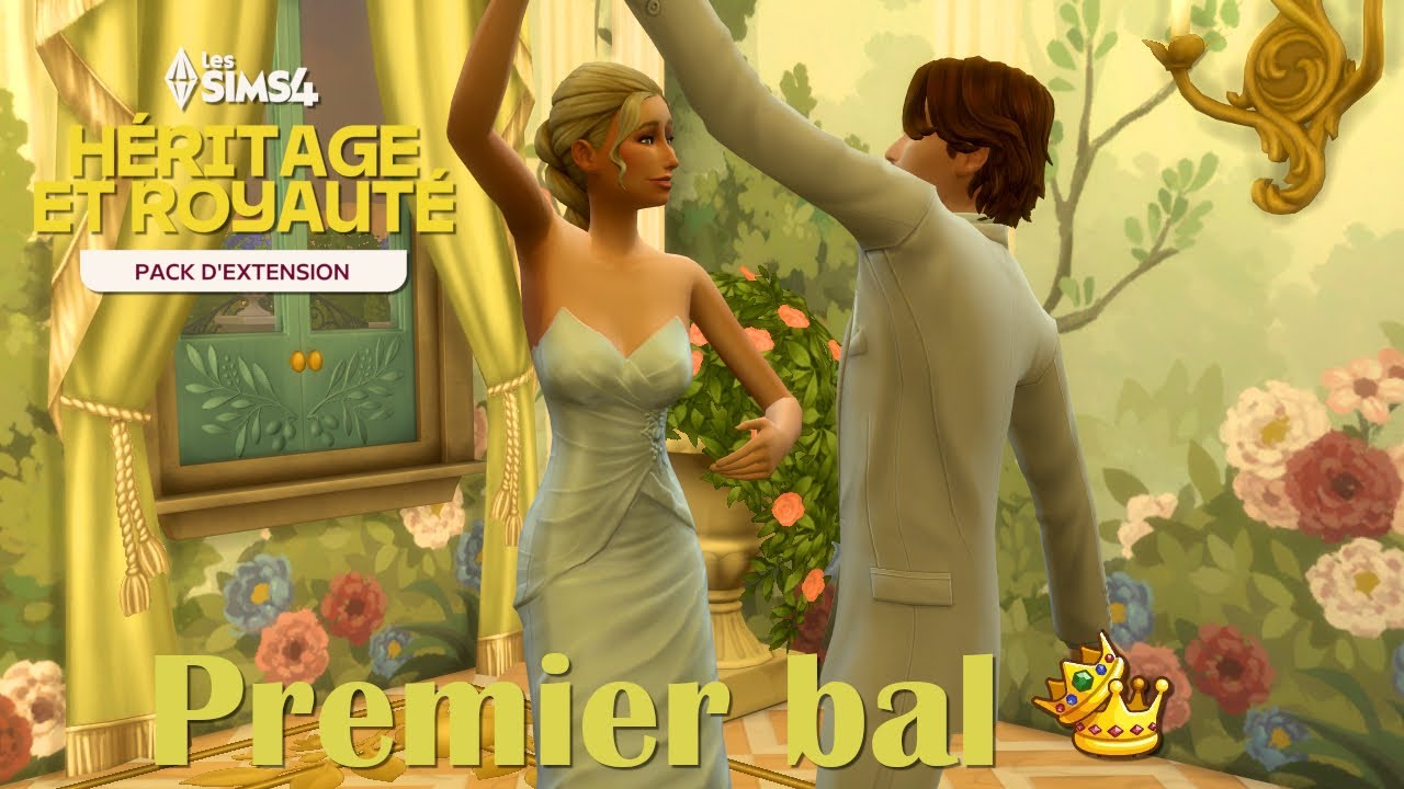 Accession au pouvoir et premier bal 💃🏼🎩 | Les Sims 4 Héritage et royauté 👑