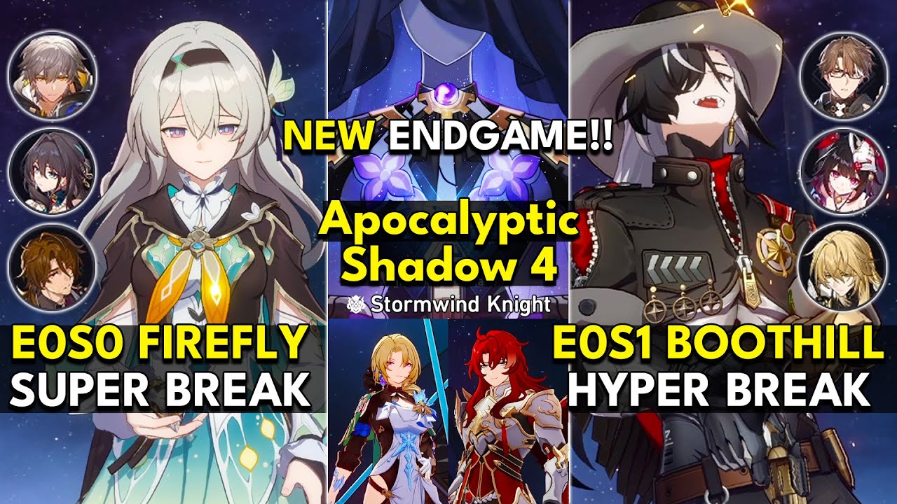 NEW Apocalyptic Shadow Floor 4 3 Stars | E0S0 Firefly & E0S1 Boothill | Honkai: Star Rail 2.3