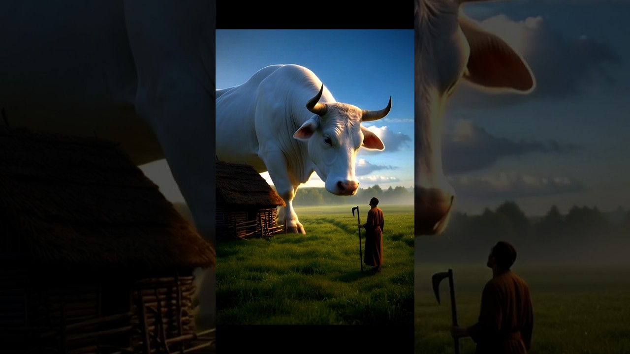 A Beautiful Story of a Farmer and His Big Cow 🐄❤️ 
