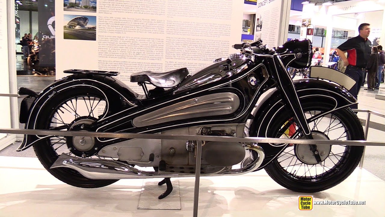 1934 BMW R7 Concept Motorcycle - Walkaround - 2014 EICMA Milan Motorcycle Exhibition