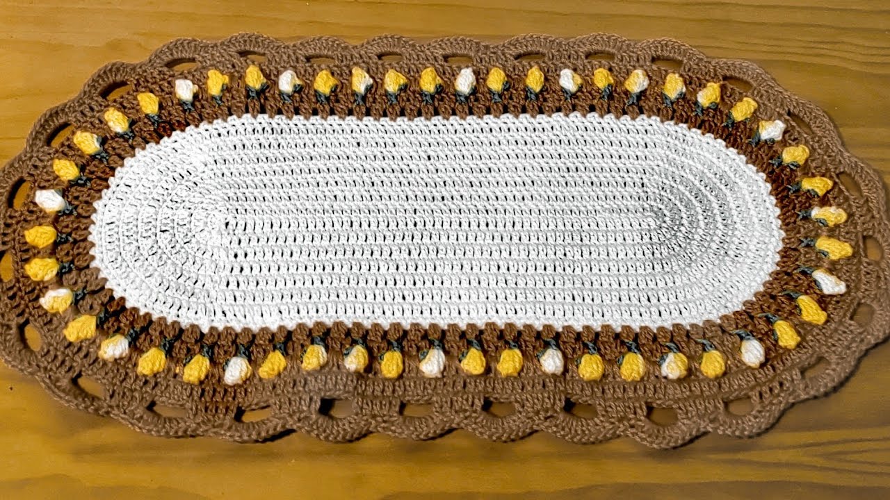 Crochet Tulip Doily Left Hand 