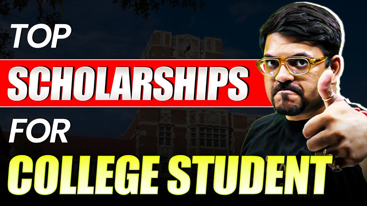 🔥TOP Scholarships for College Students 🎓 | B.Tech ⚙️ | MBBS 🩺 | B.Sc 🔬 | Harsh Sir