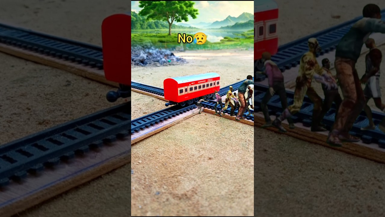 Locomotive Express Train VS AC Coach & people Dengerus Accident