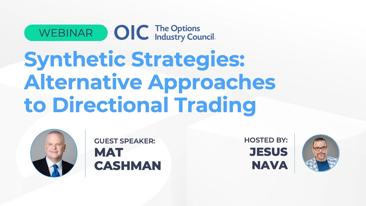 Synthetic Strategies Alternative Approaches to Directional Trading