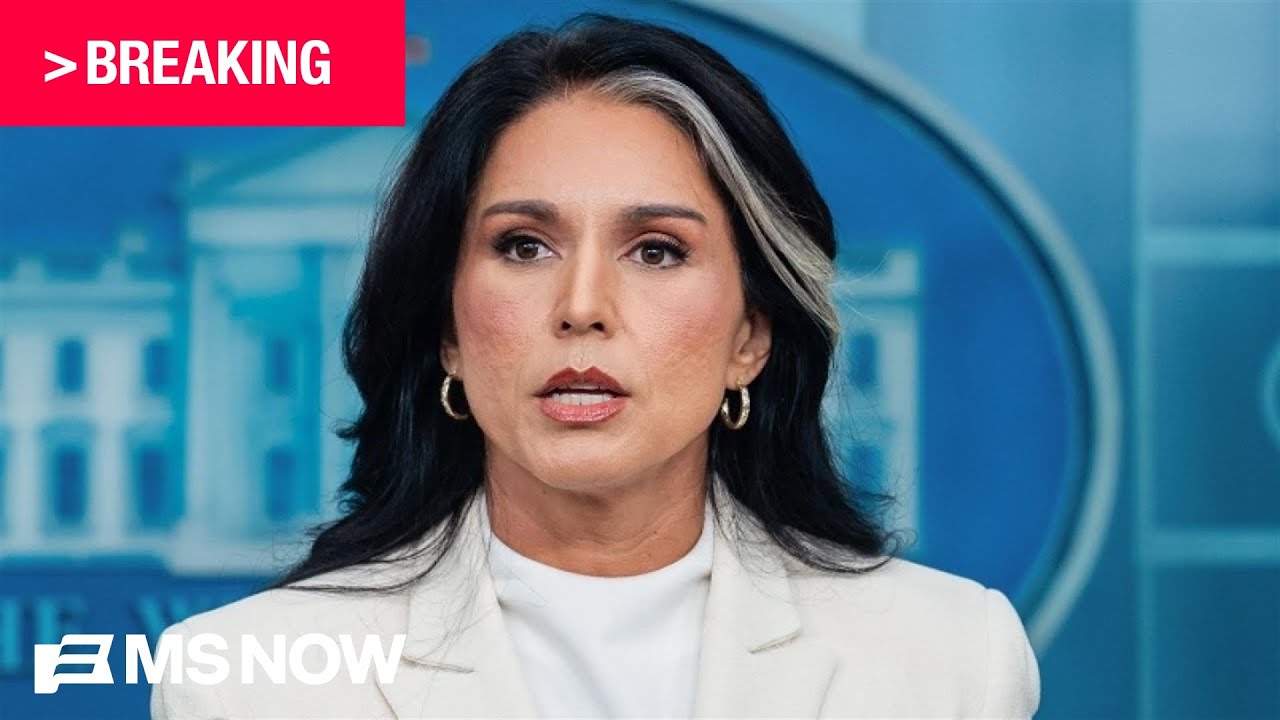 BREAKING: DNI Director Tulsi Gabbard is resigning, citing husband's health