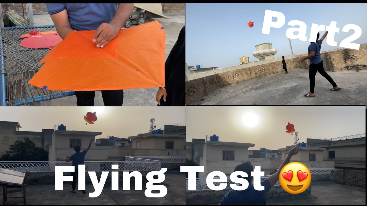 Patang/Tukkal Ki Flying Test😍||Part2|| Making of Patang in Part1|| Aliyan Ali#subscribe ❤️
