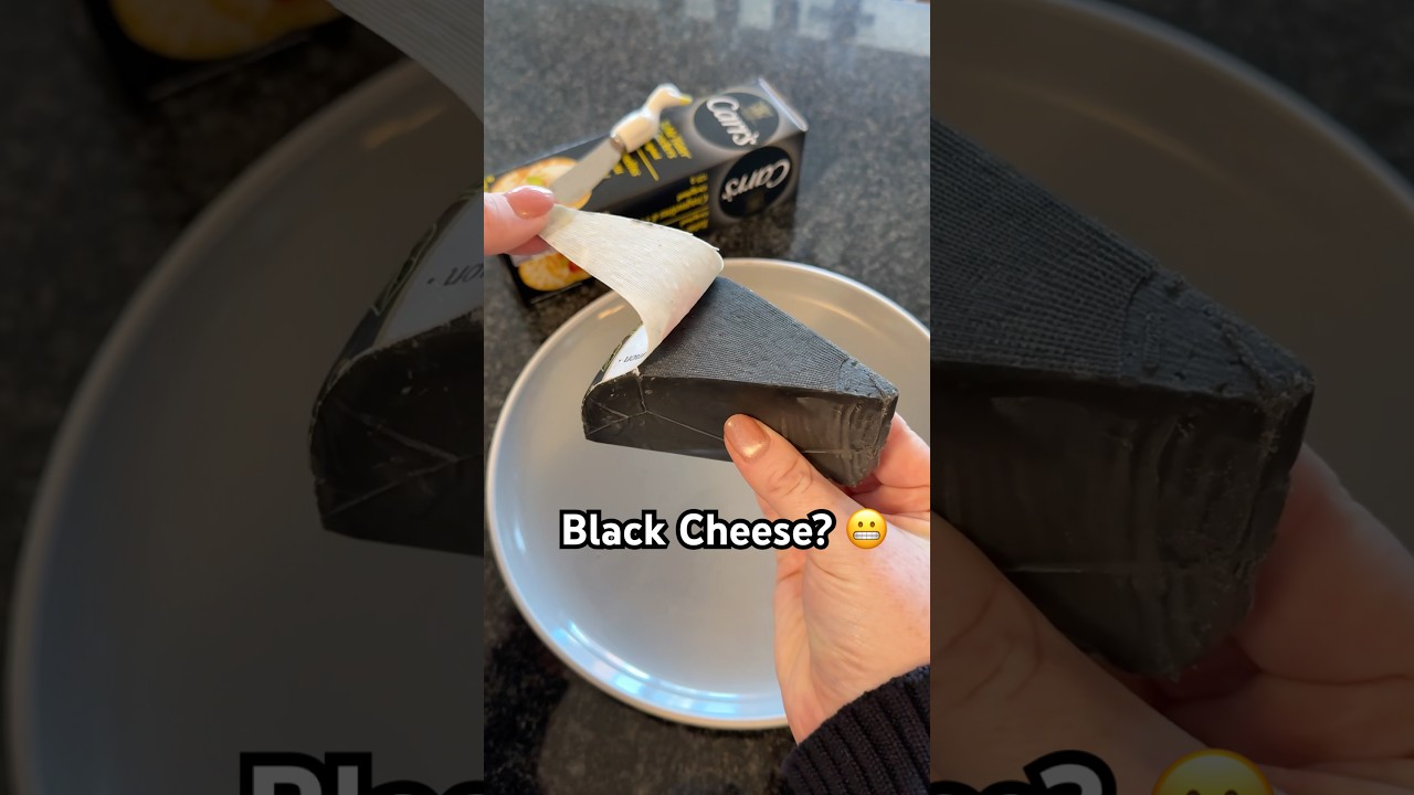 Risky Taste Test of Fully Black Cheese 🧀