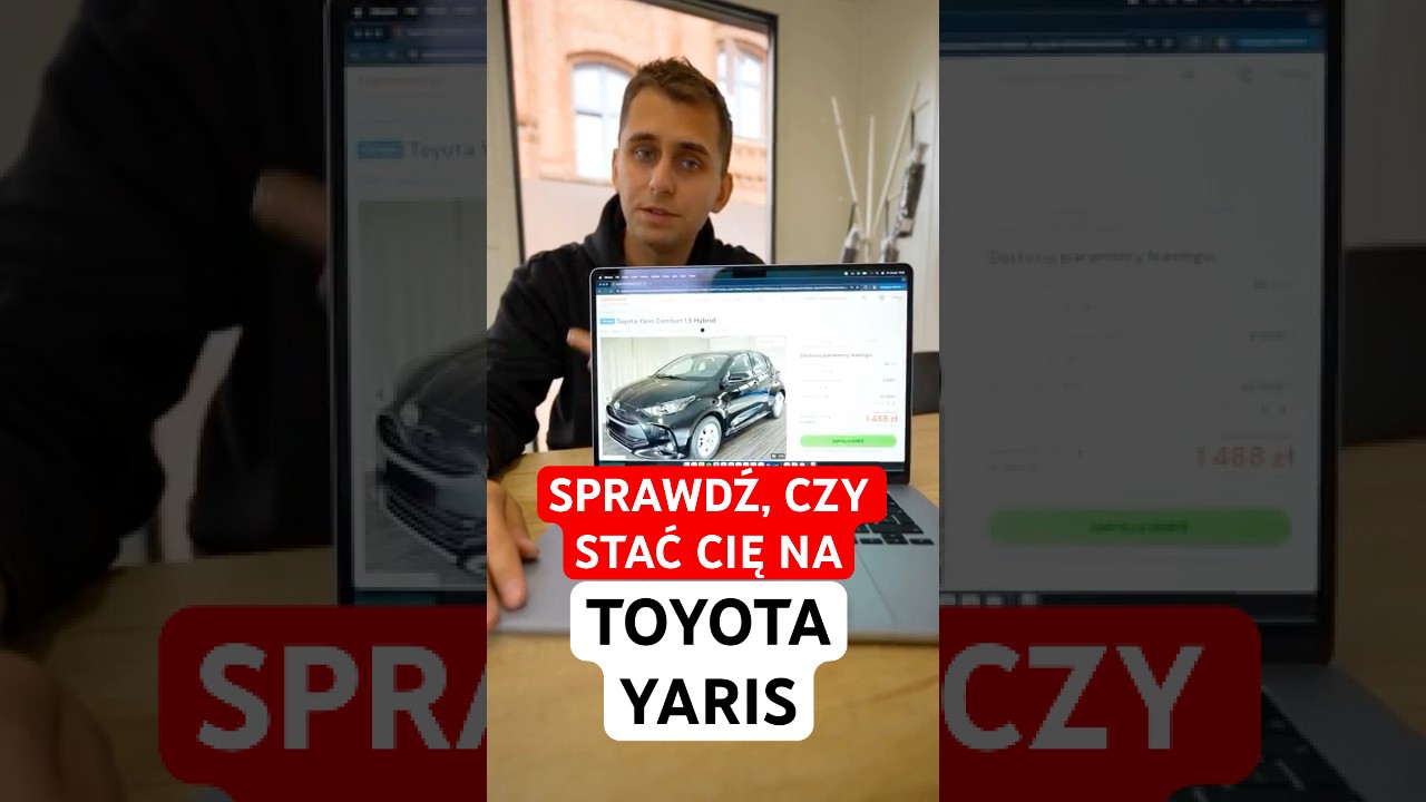 NOWA YARIS za mniej niż rata za iPhone'a! SERIO! #toyota #yaris #leasing