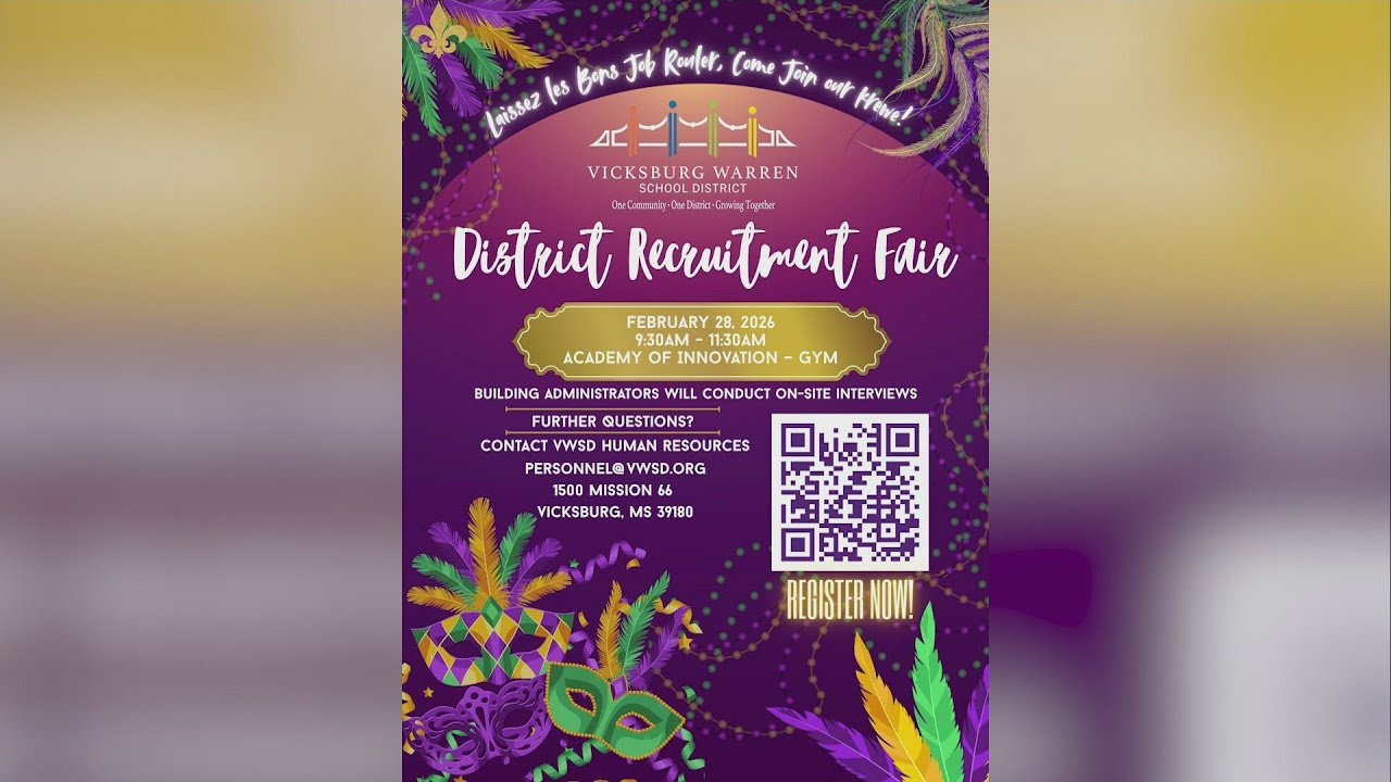 Vicksburg Warren School District to host recruitment fair