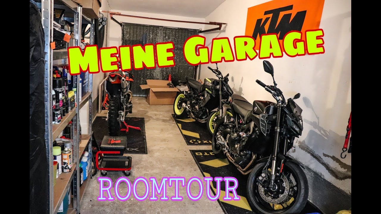 DAS ist meine Garage! Roomtour // JokerMotoVlogs