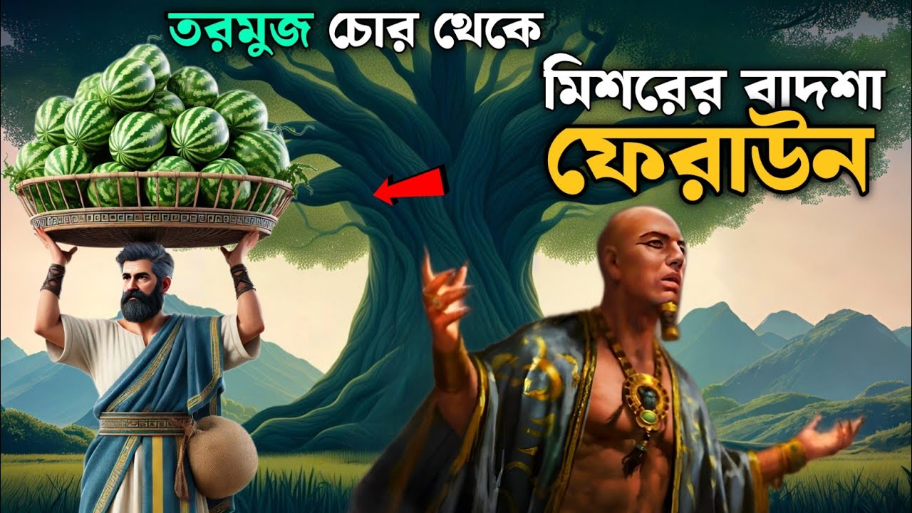 অত্যাচারী ফেরাউন তরমুজ চোর থেকে মিশরের বাদশা | ইসলামিক কাহিনী | SAA DOJAHAN