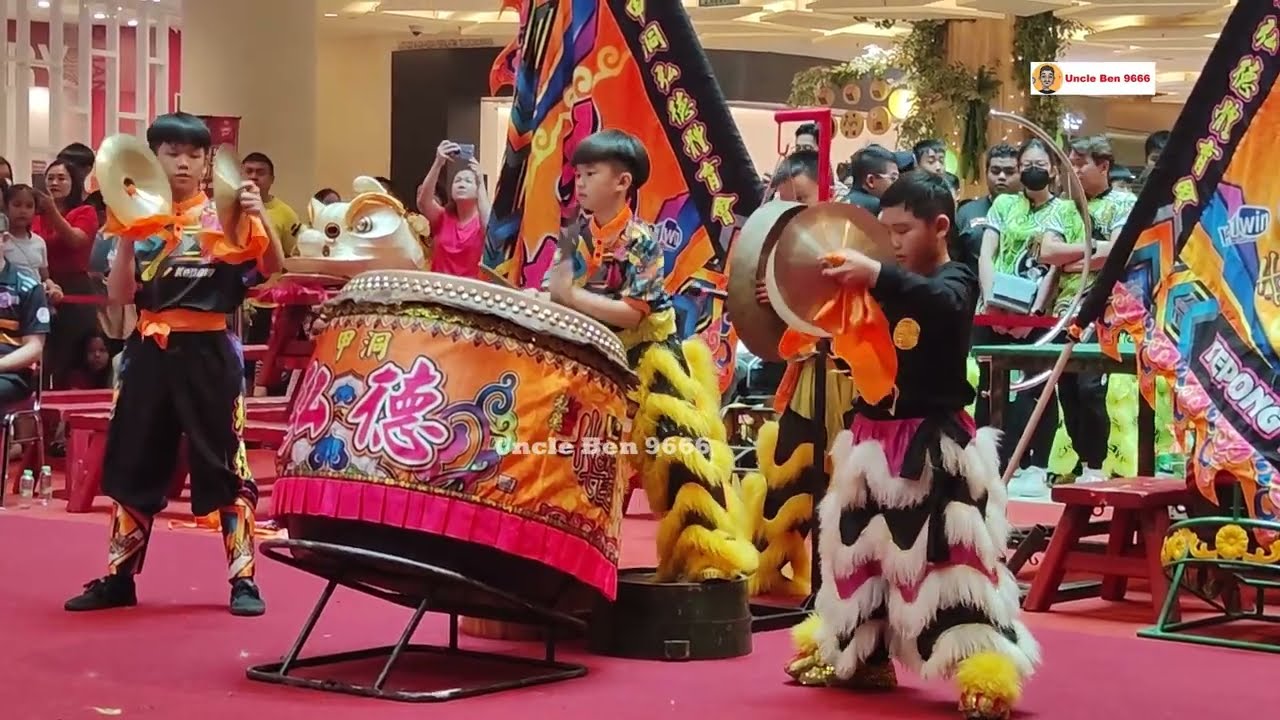 2023 Kids Lion Dance Drumming Performance @ The Starling Mall #吉隆坡甲洞弘德體育會