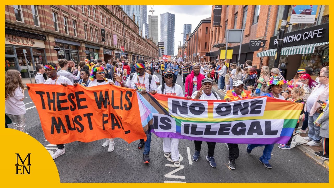 Highlights of the Manchester Pride Parade 2024