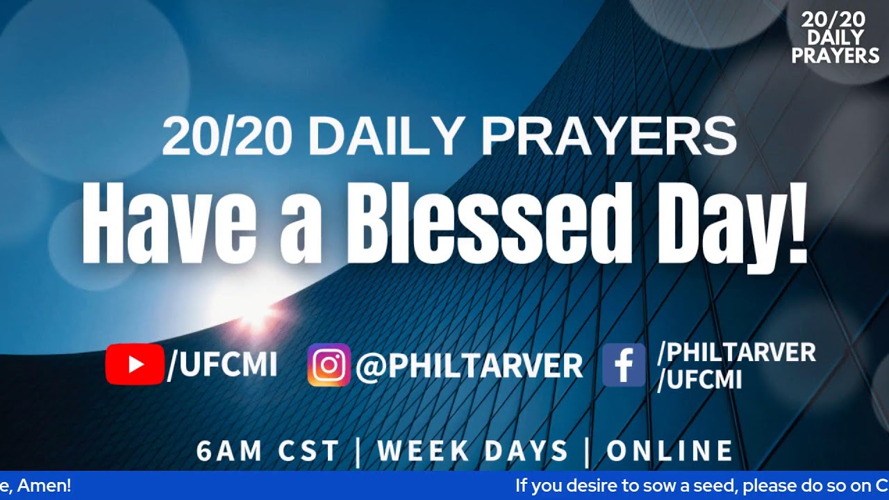 Welcome to 2020 Daily Prayers Faith and Favor Friday Edition