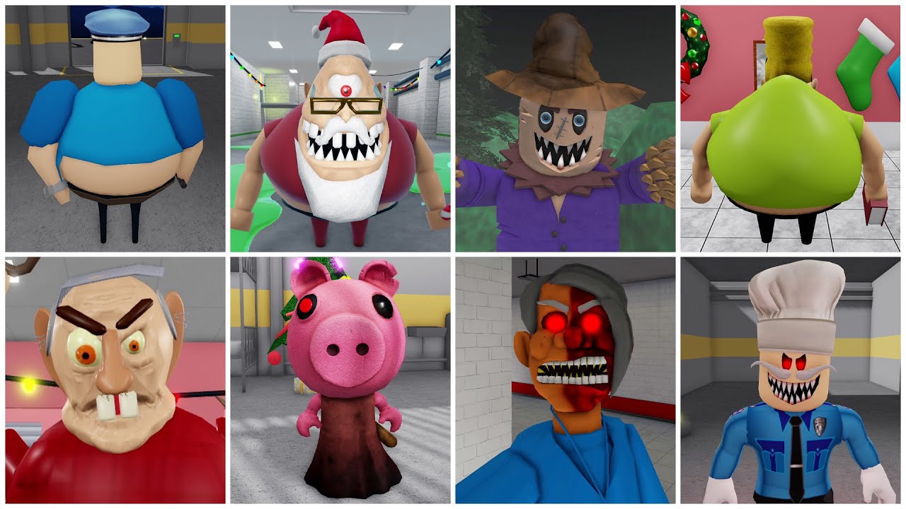 What Happen If I Become All Scary Obby From PlatinumFalls In Barry , Dentist, Stinky, Piggy, Siren
