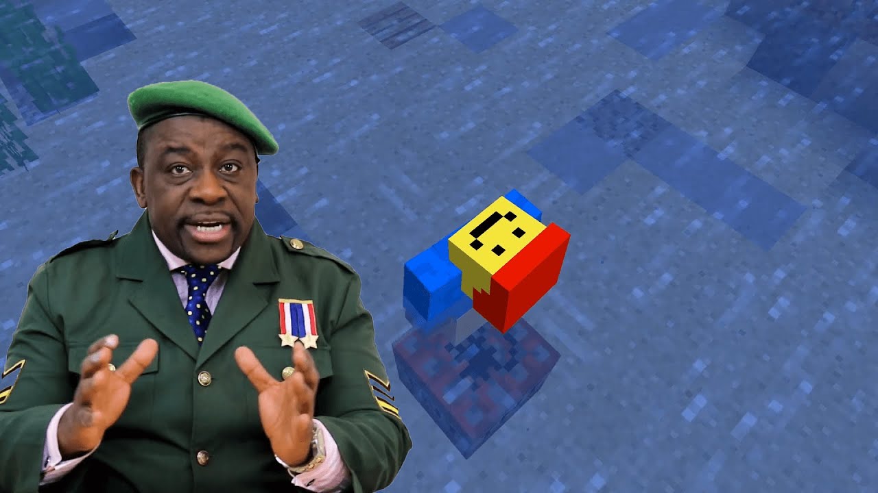 A Man Has Fallen Into The River In Minecraft City (EarthMC.net) lego city