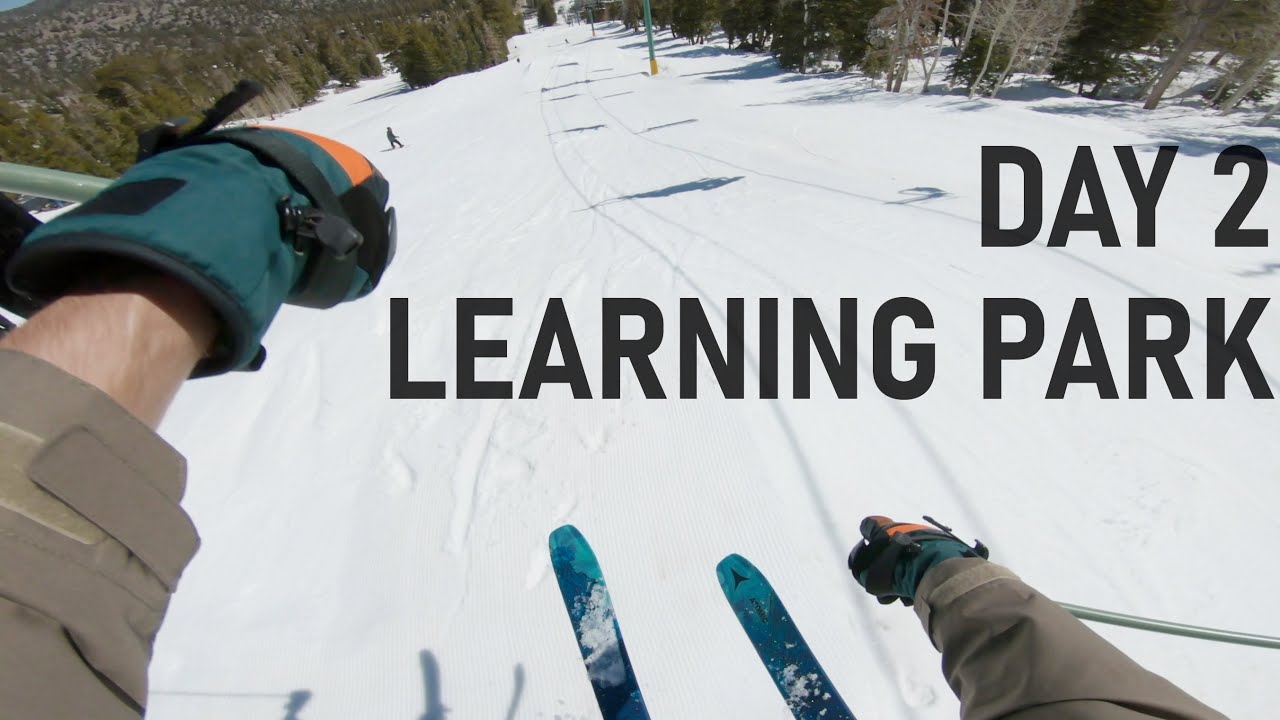 A Day & Reality of a Beginner Park Skier | Lee Canyon