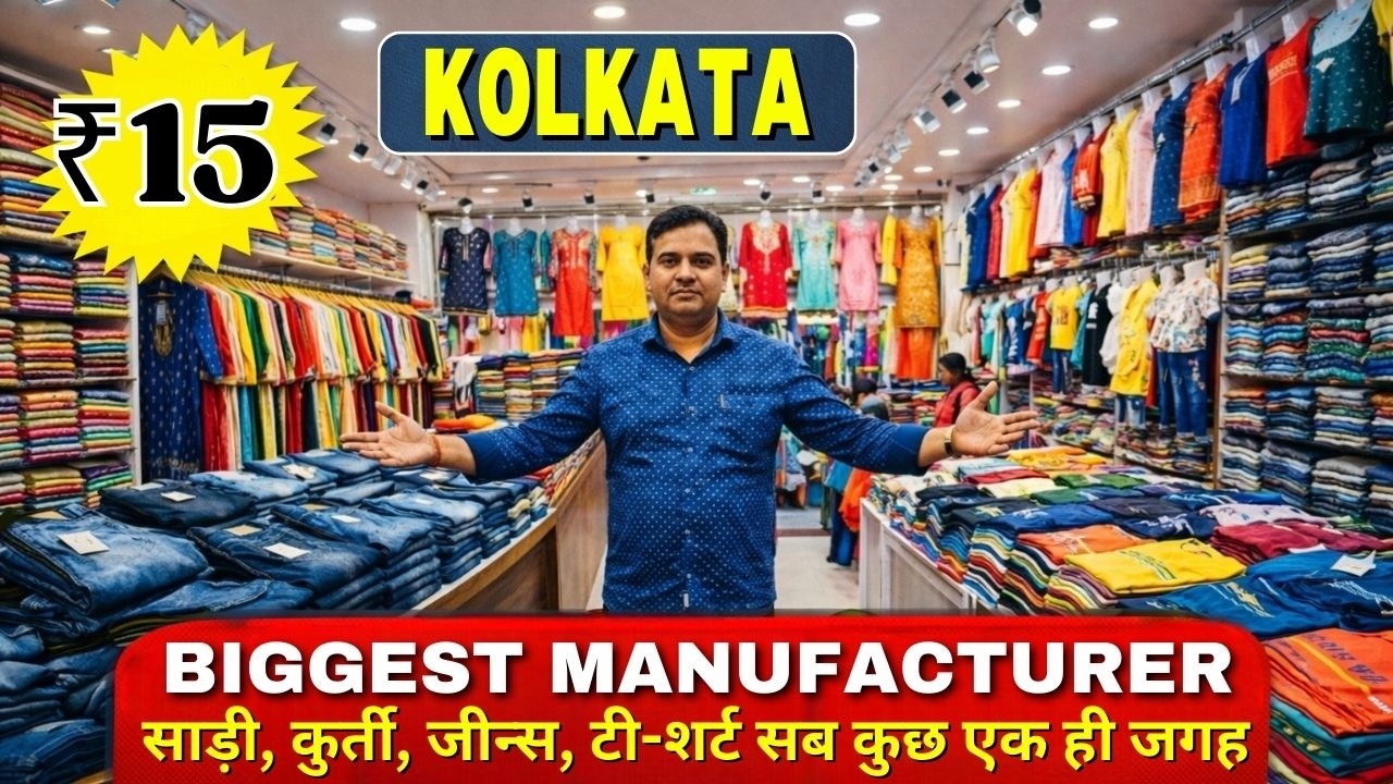 One Roof All Types Garments Wholesale | Kolkata Biggest Clothing Market | All Garments in One Shop