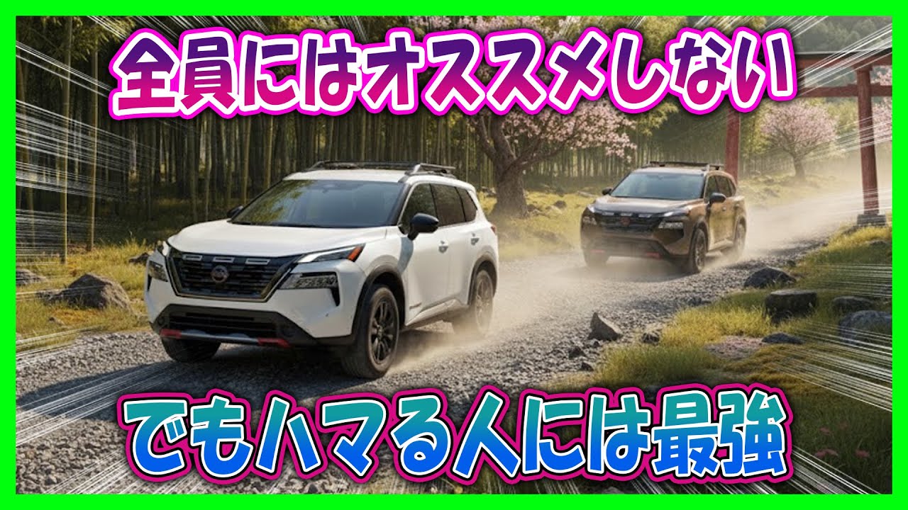 【エクストレイル ROCK CREEK マルチベッド – 一部の人にしか刺さらない車中泊SUV】 ミニバンではなくSUVを選ぶ前に、10年単位で損しないか必ずチェック！