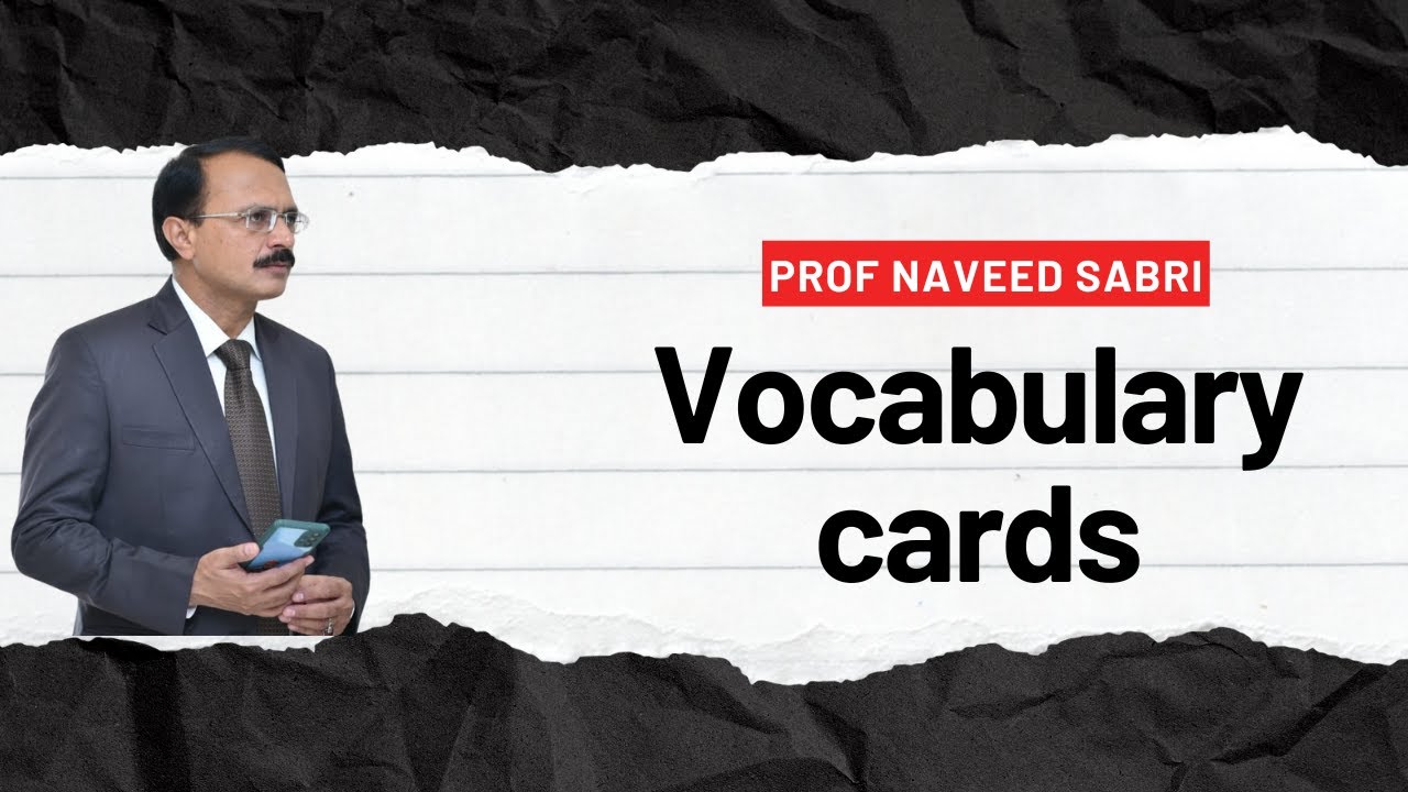 Vocabulary cards, Lecture # 2.1 in Urdu/Hindi
